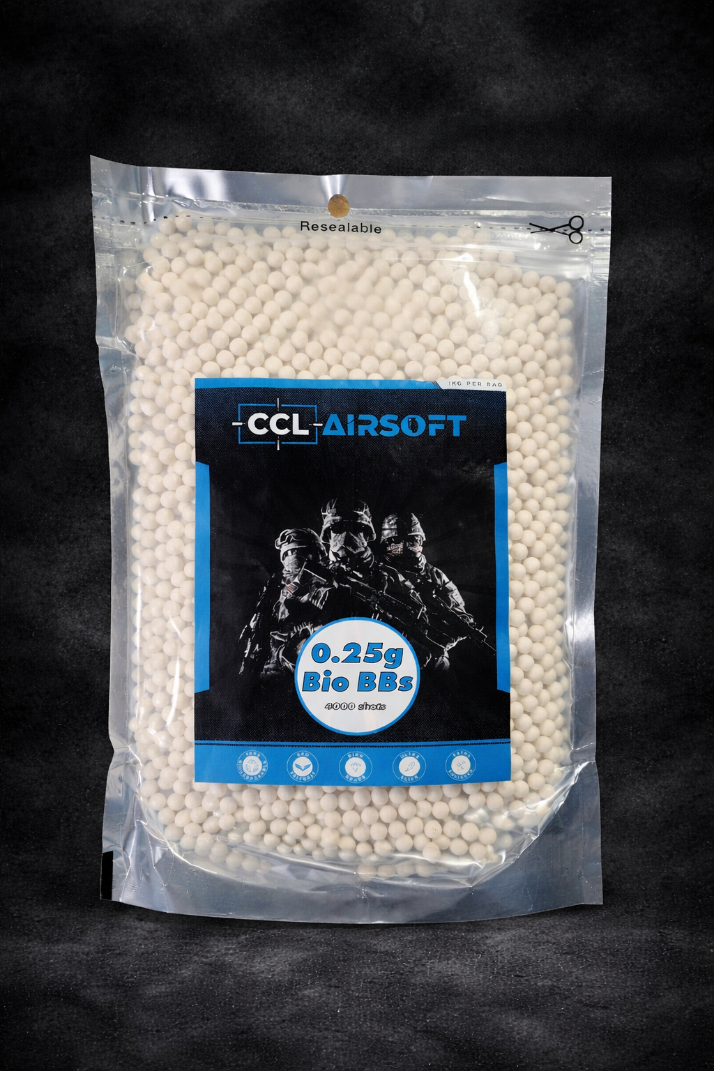 Billes bio de 0,25 g, 4000 tirs